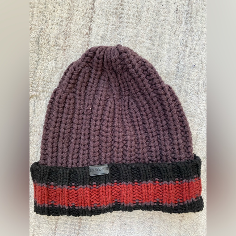 COACH wool beanie